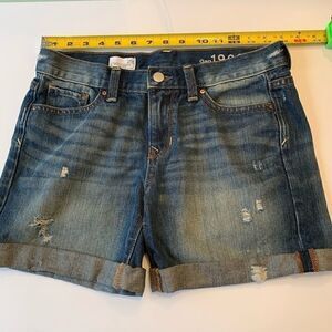 Gap 1969 denim shorts sexy boyfriend size 25r